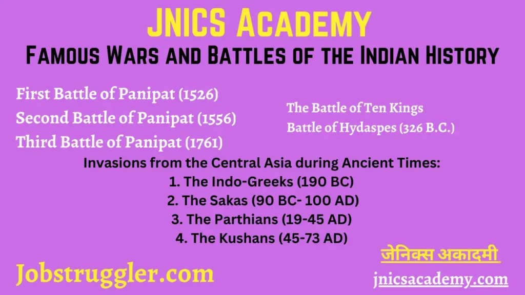 Famous Wars and Battles of Indian History